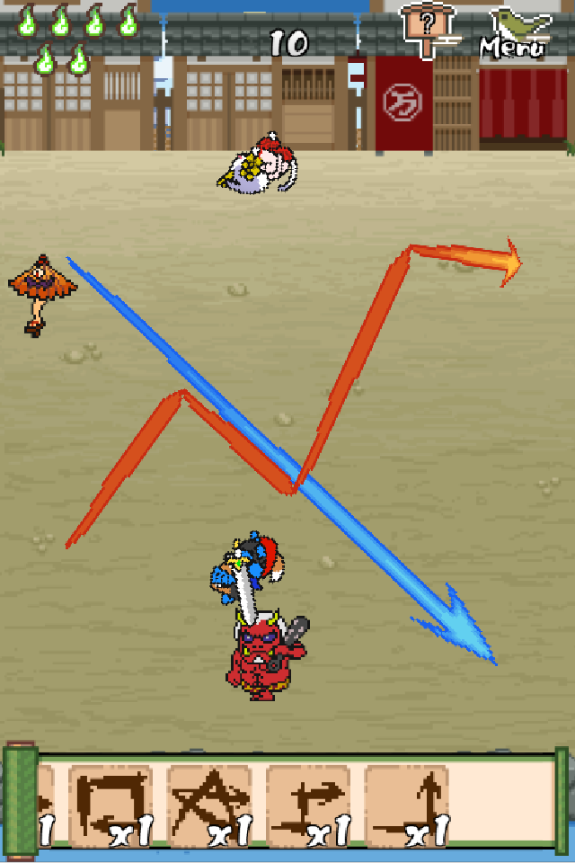 Wan Nyan Slash Game Screenshot