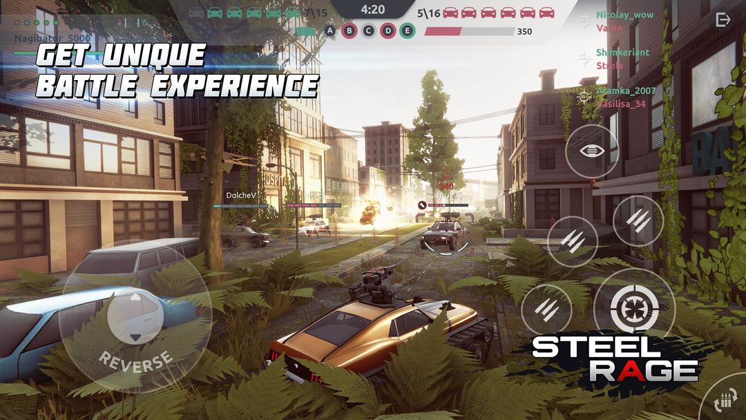 Screenshot of Steel Rage: Mech Cars PvP War