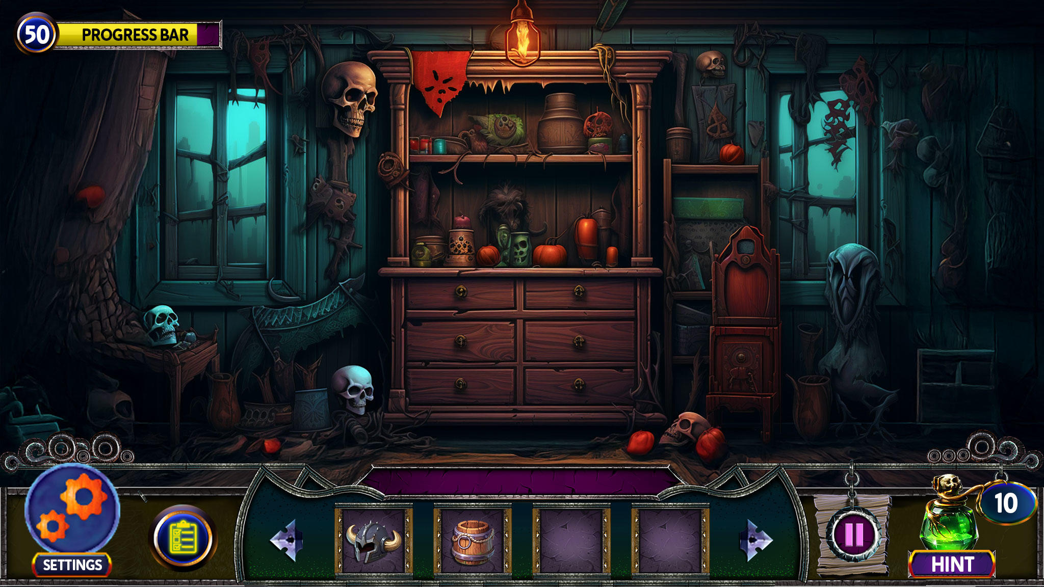 Halloween Room: Sinister Tales Game Screenshot