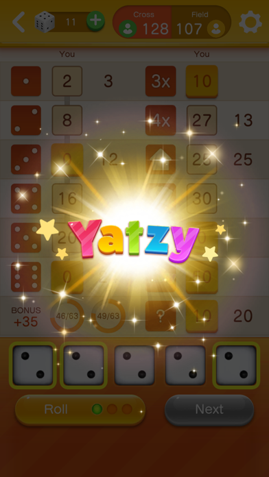 Yatzy Infinity Game Screenshot