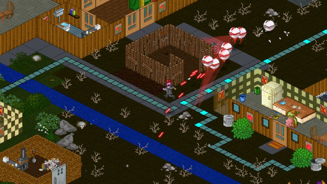 Patchman vs. Red Circles screenshot game