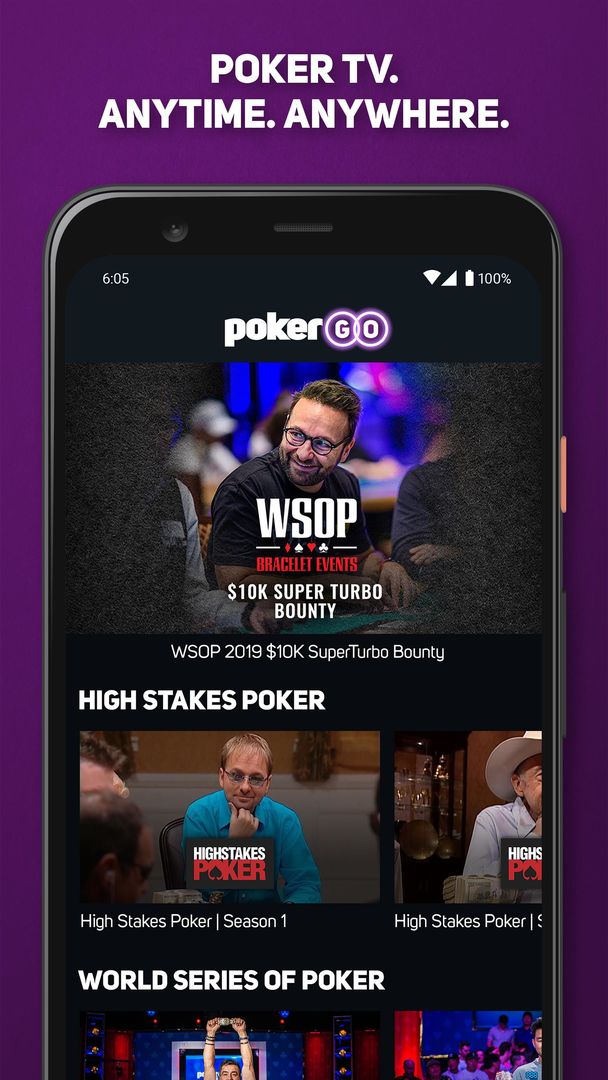 Screenshot of PokerGO: Stream Poker TV