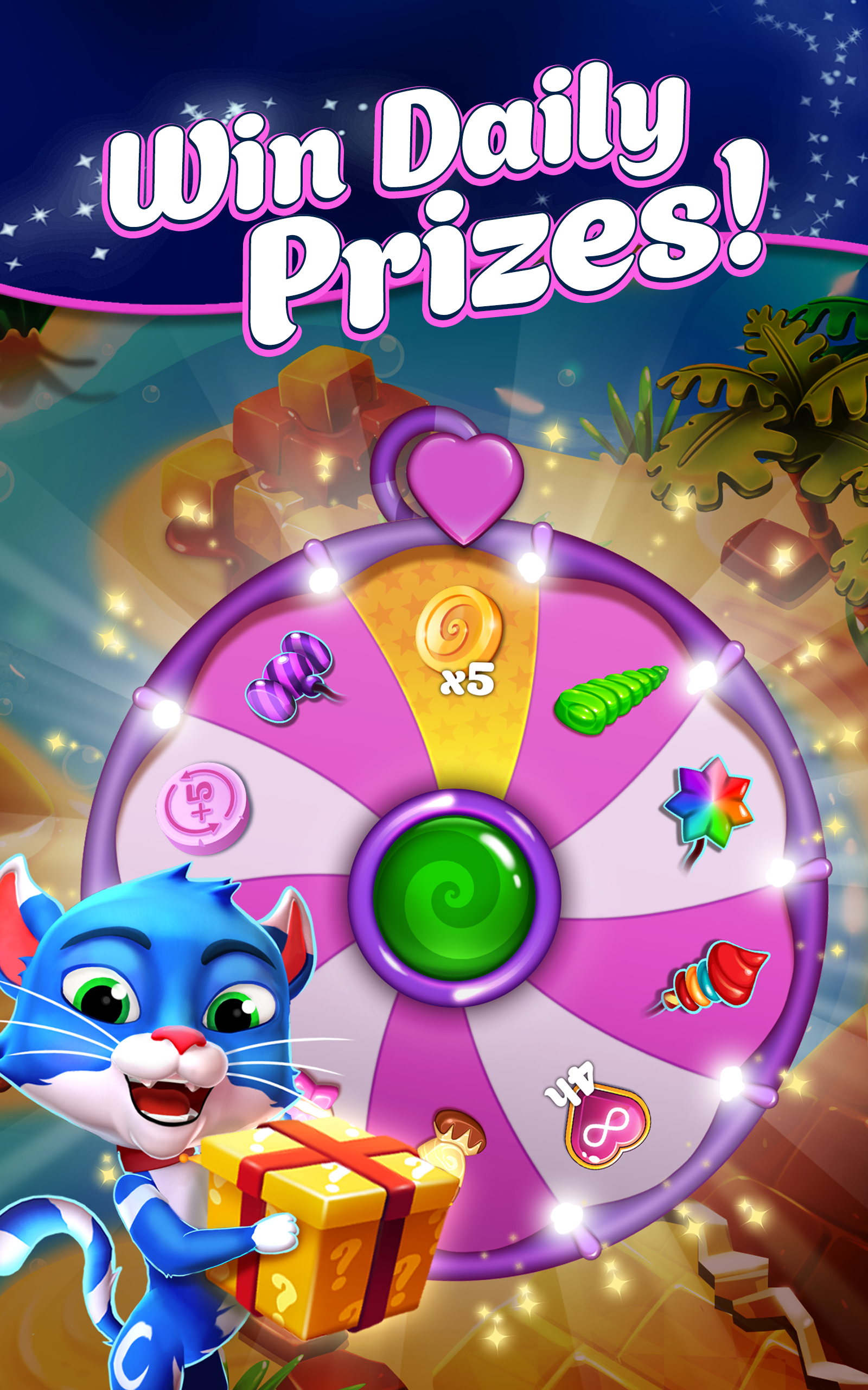 Crafty Candy - Match 3 Game Game Screenshot