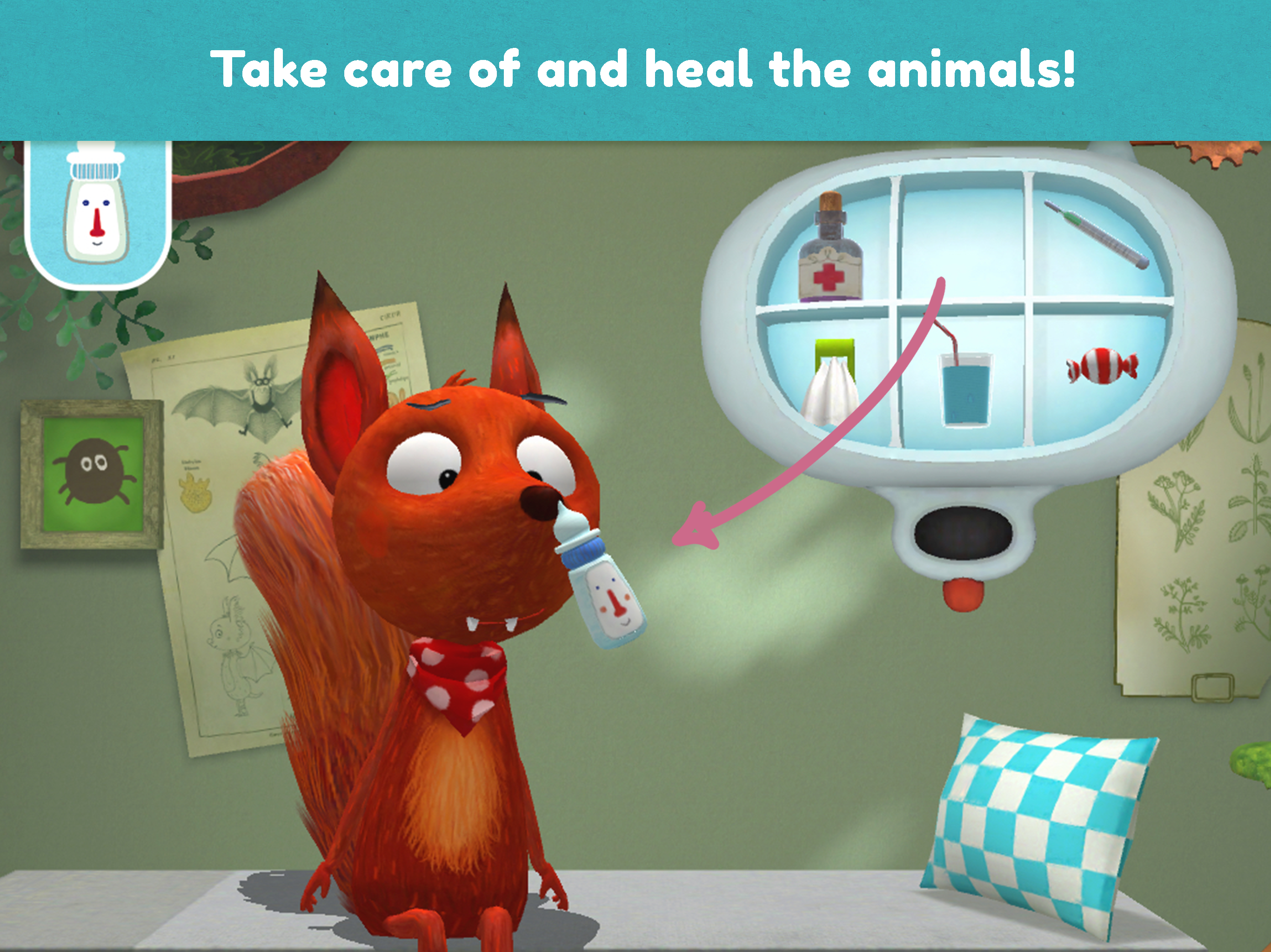 Little Fox Animal Doctor Game Screenshot