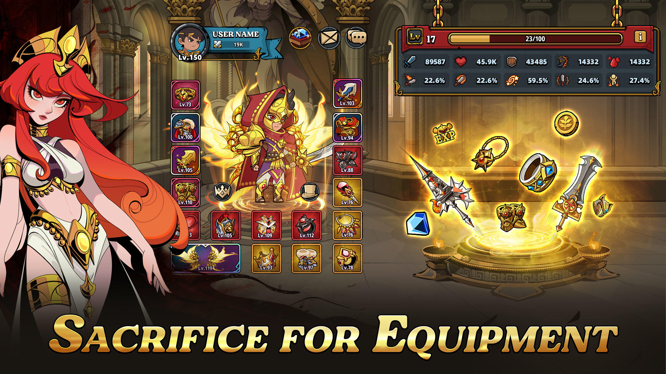 God Sacrifice ภาพหน้าจอเกม