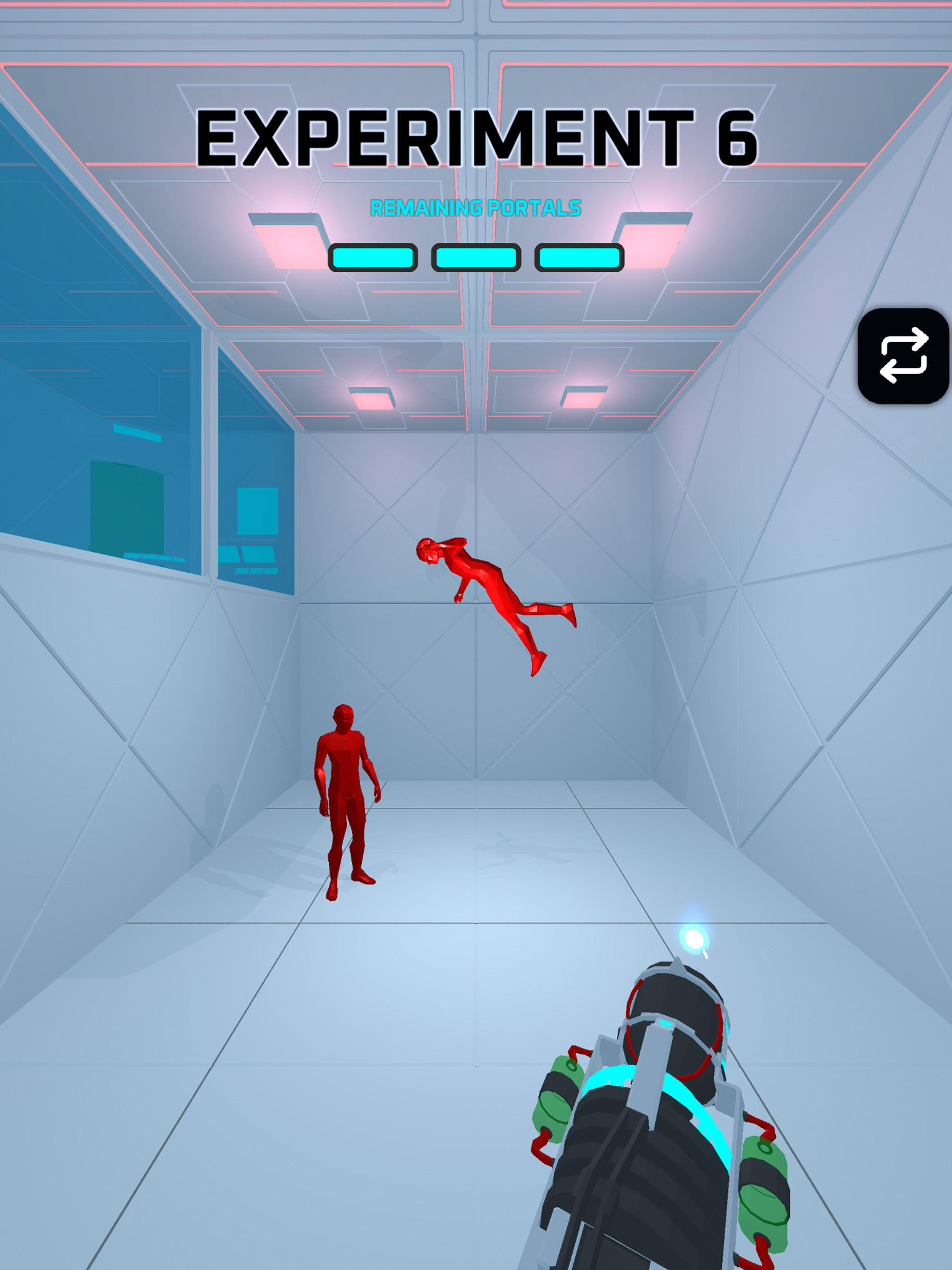 Screenshot of Portals Experiment