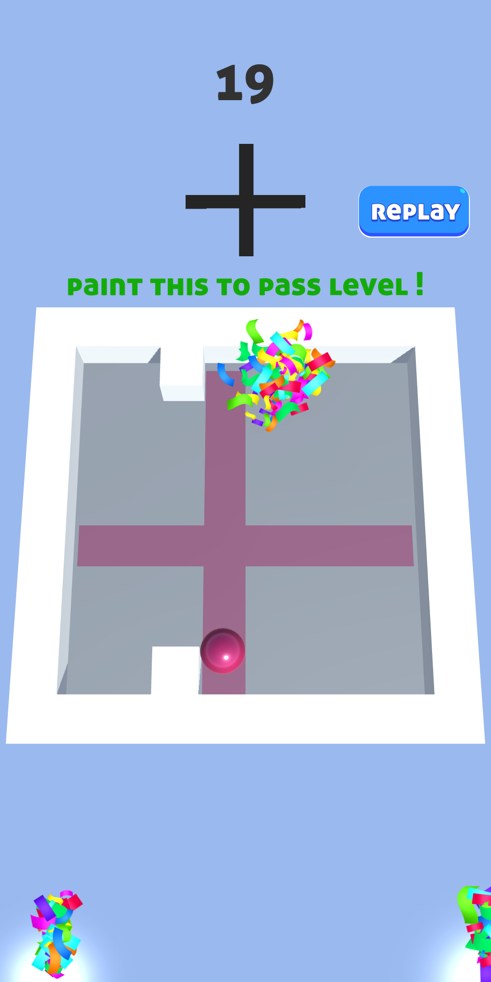 Roller Paint - Splat Puzzle Game Screenshot