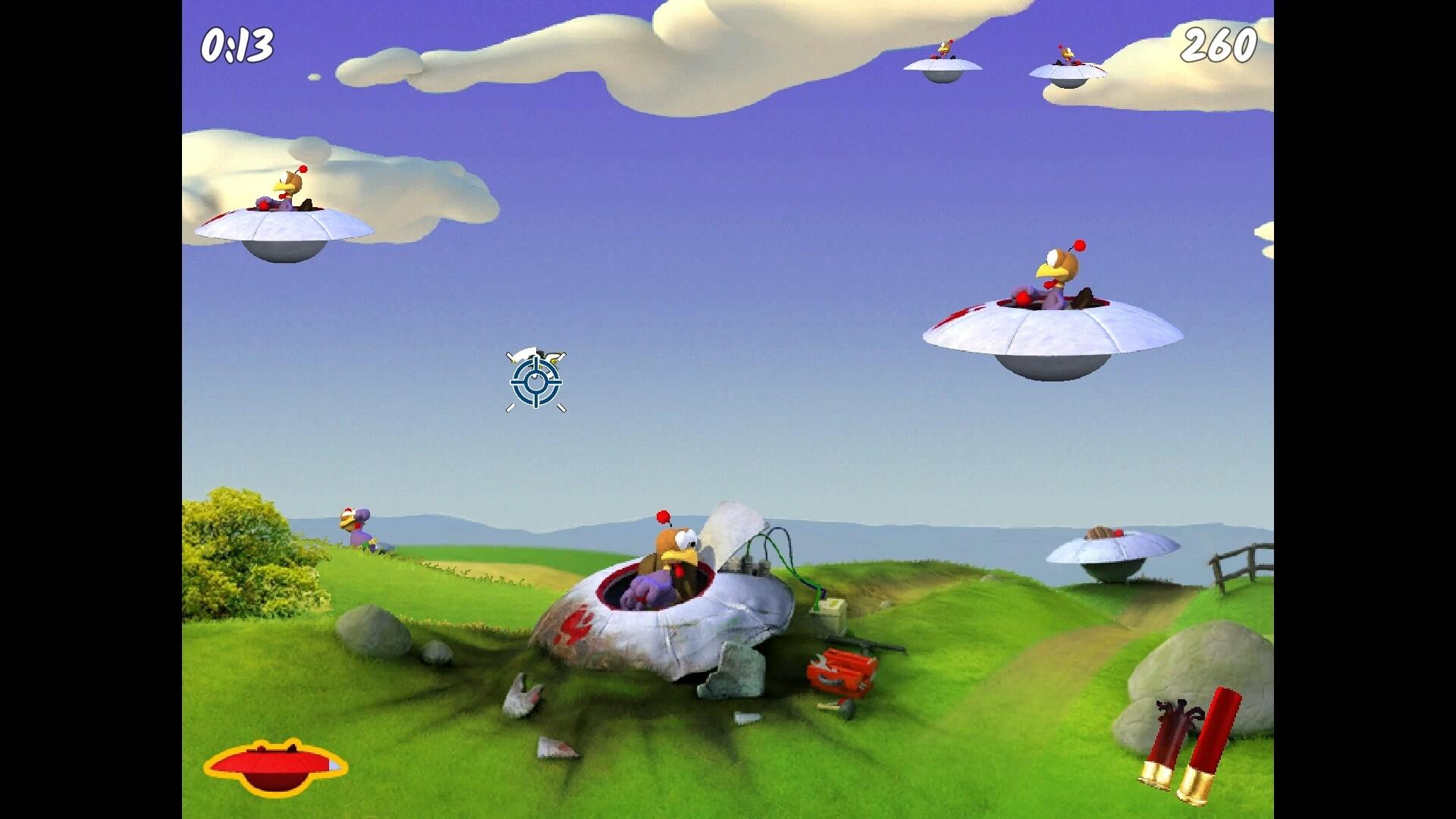 Moorhuhn Invasion - Crazy Chicken Invasion screenshot game