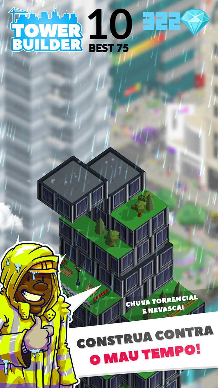 Captura de Tela do Jogo TOWER BUILDER: BUILD IT