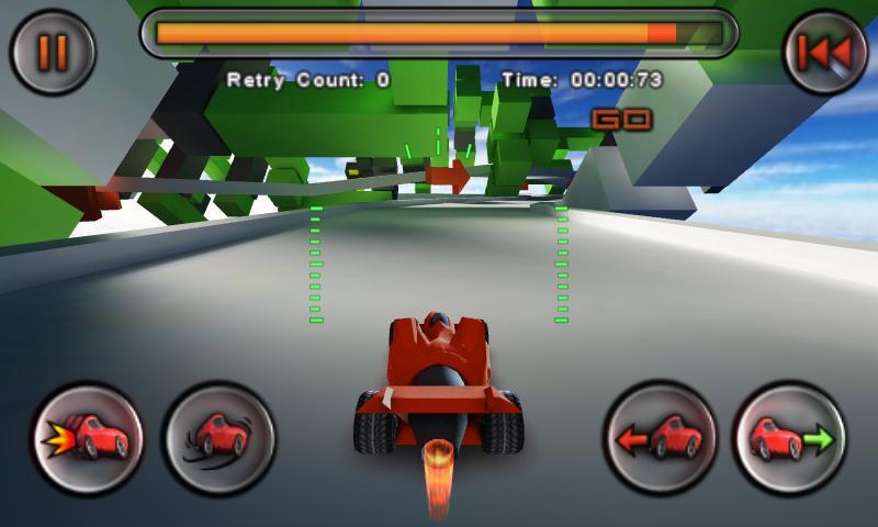 Jet Car Stunts Lite Game Screenshot