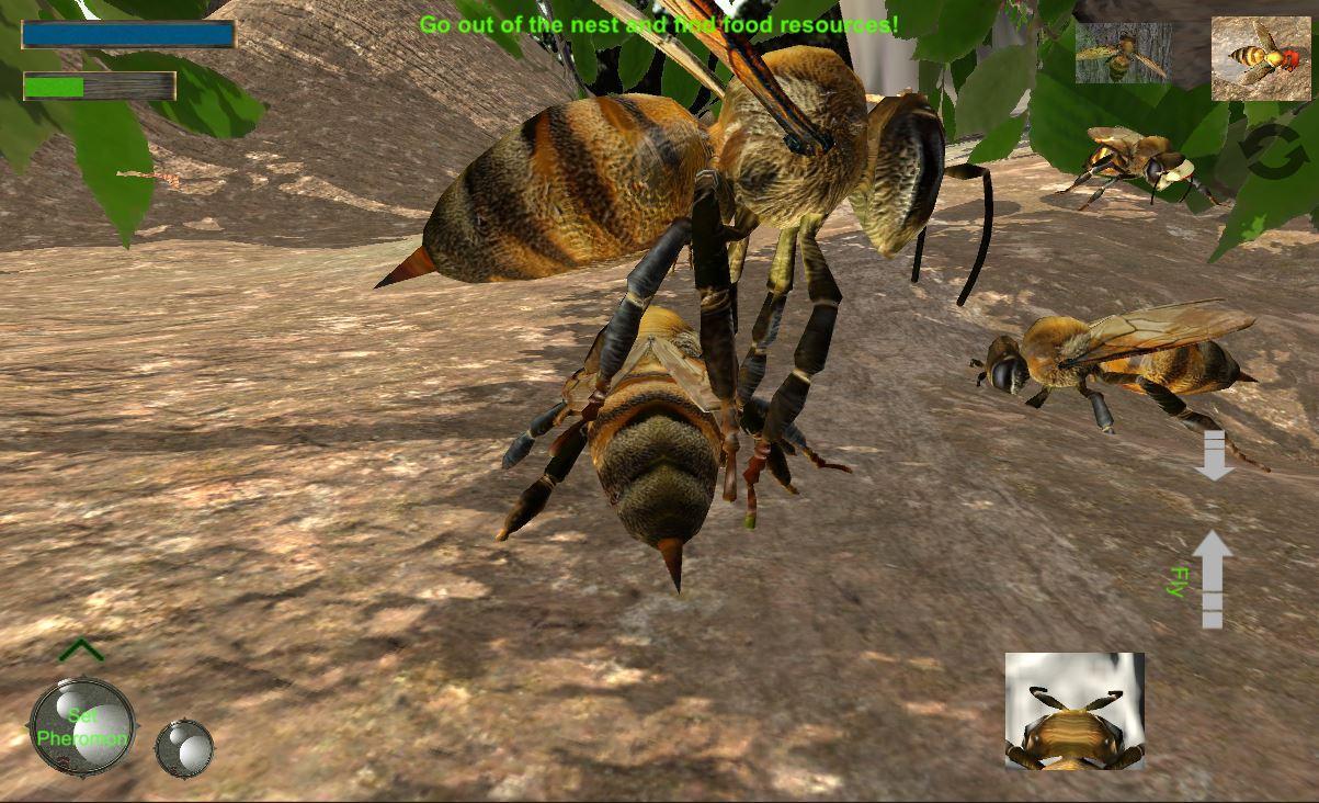 Bee Nest Simulator 3D - Insect and 3d animal game ゲームのスクリーンショット