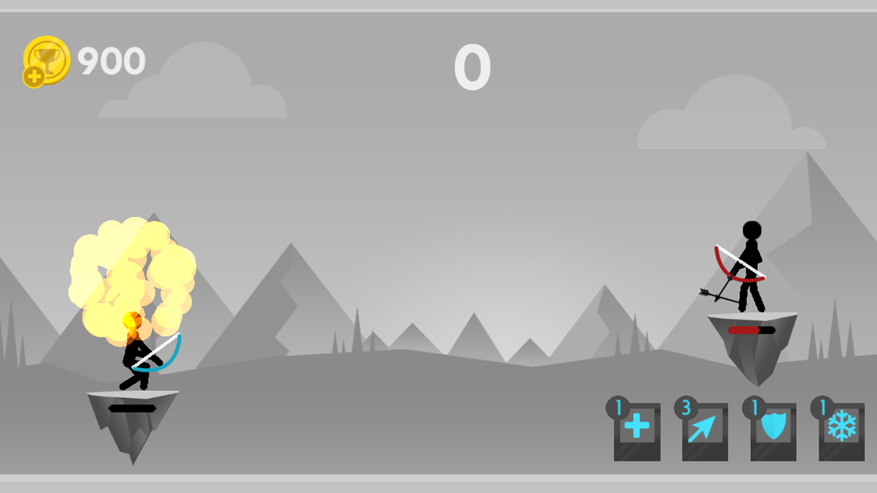 Stickman Bow Master Game Screenshot