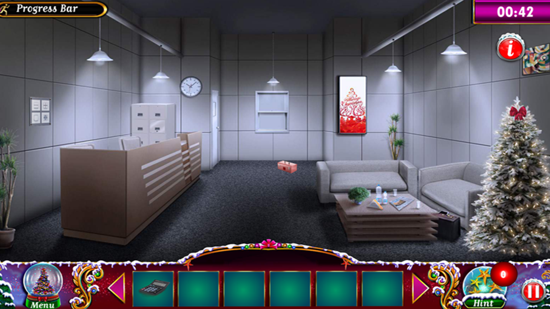 크리스마스 방 탈출 휴가 게임 스크린샷