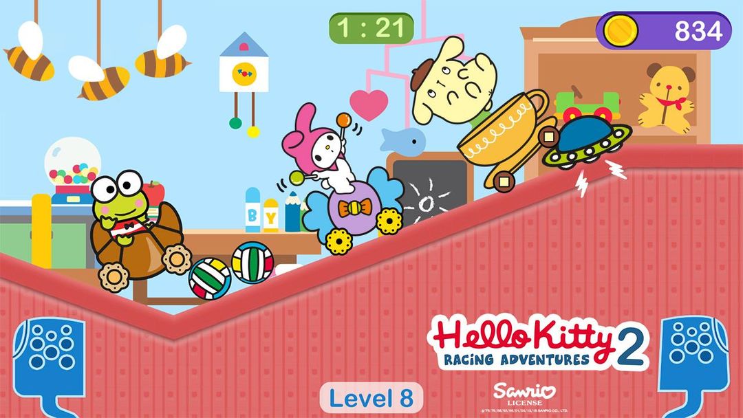 Hello Kitty games - car game ภาพหน้าจอเกม