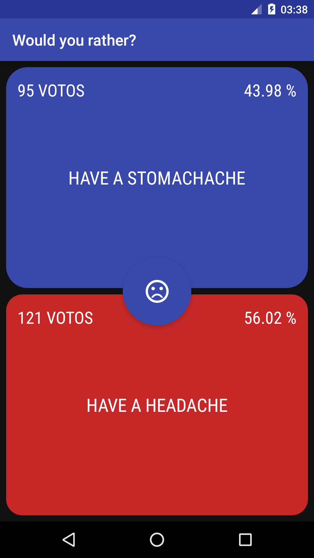Cuplikan Layar Game Would you rather