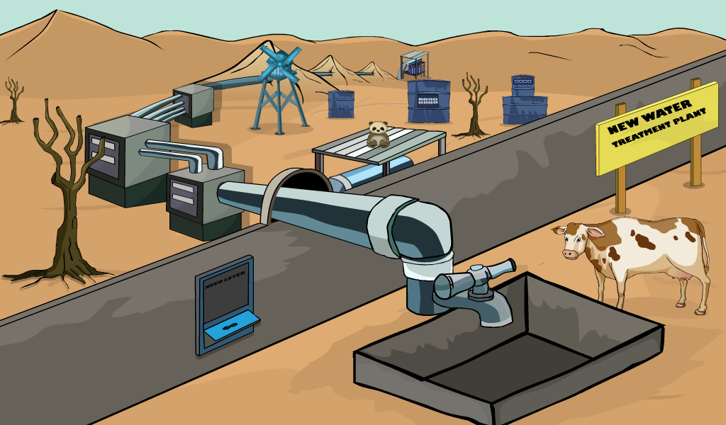 Thirsty Cow Escape 2 Game Screenshot