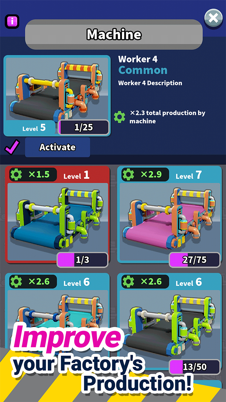 Idle Super Factory Game Screenshot