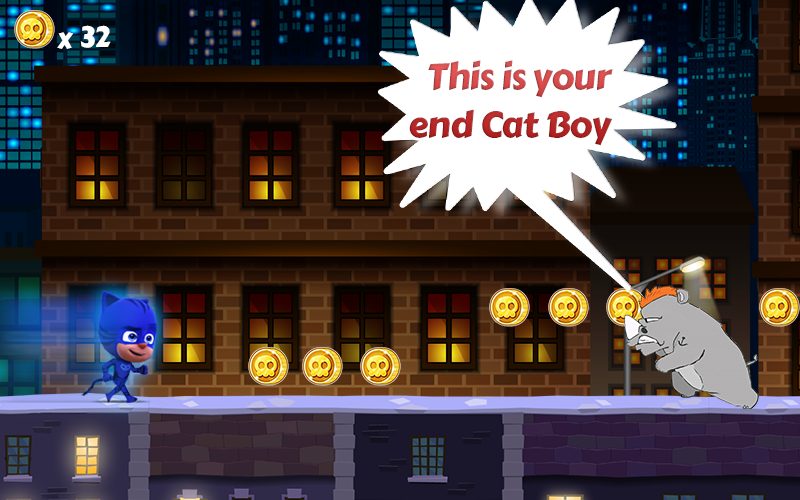 Cuplikan Layar Game Amazing Cat Boy Hero
