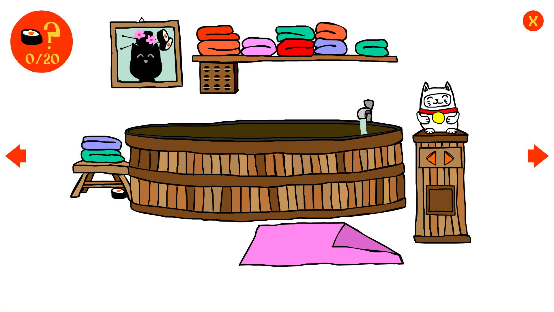 Cuplikan Layar Game Where is cat?