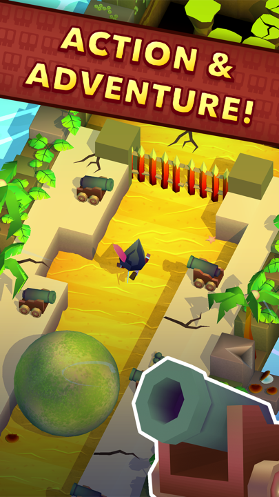 Скриншот игры Blocky Pirates