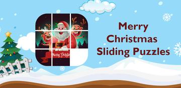 Banner of Merry Christmas Sliding Puzzle 