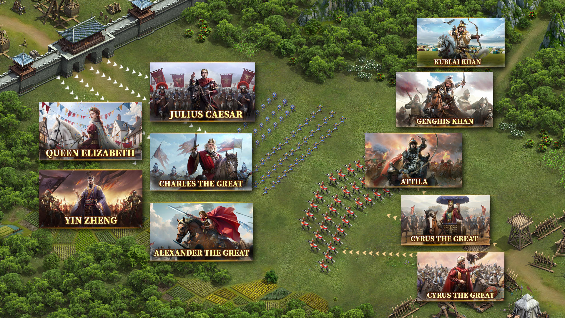 Conquest of Empires 2 Game Screenshot
