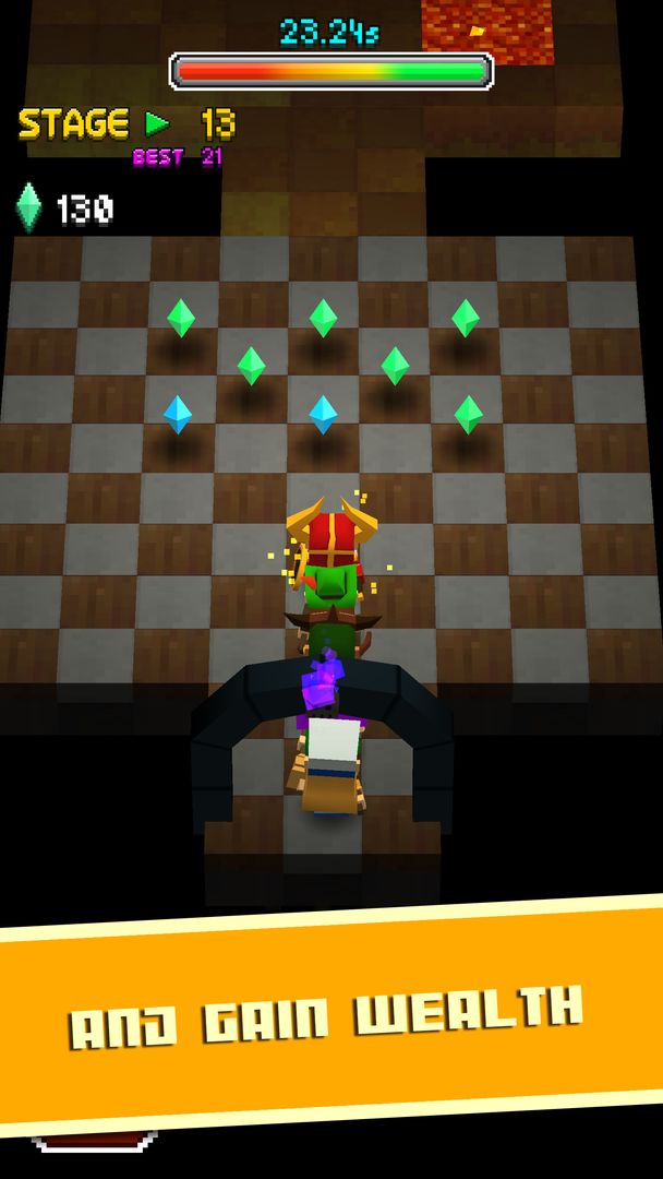 Screenshot of Cube Head - Dungeon Raiders
