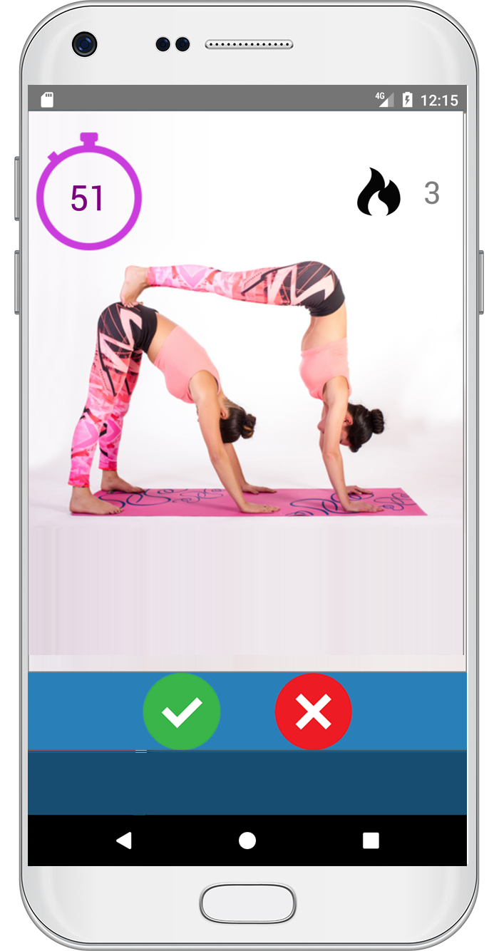Yoga Challenge App Game Screenshot