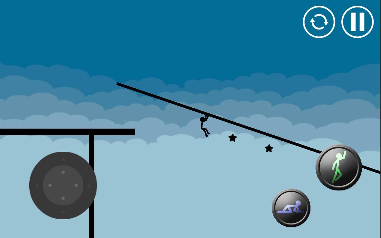 Cuplikan Layar Game Stickman Parkour Platform: Epi