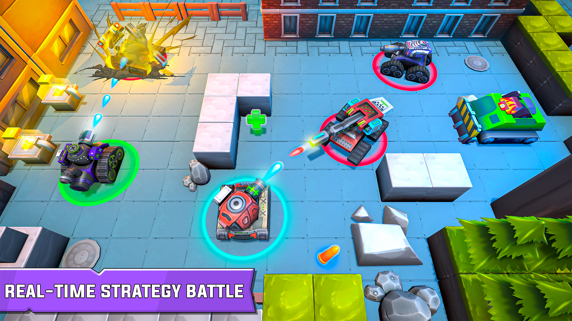 탱크 전투 게임-전쟁 기계 게임 스크린 샷