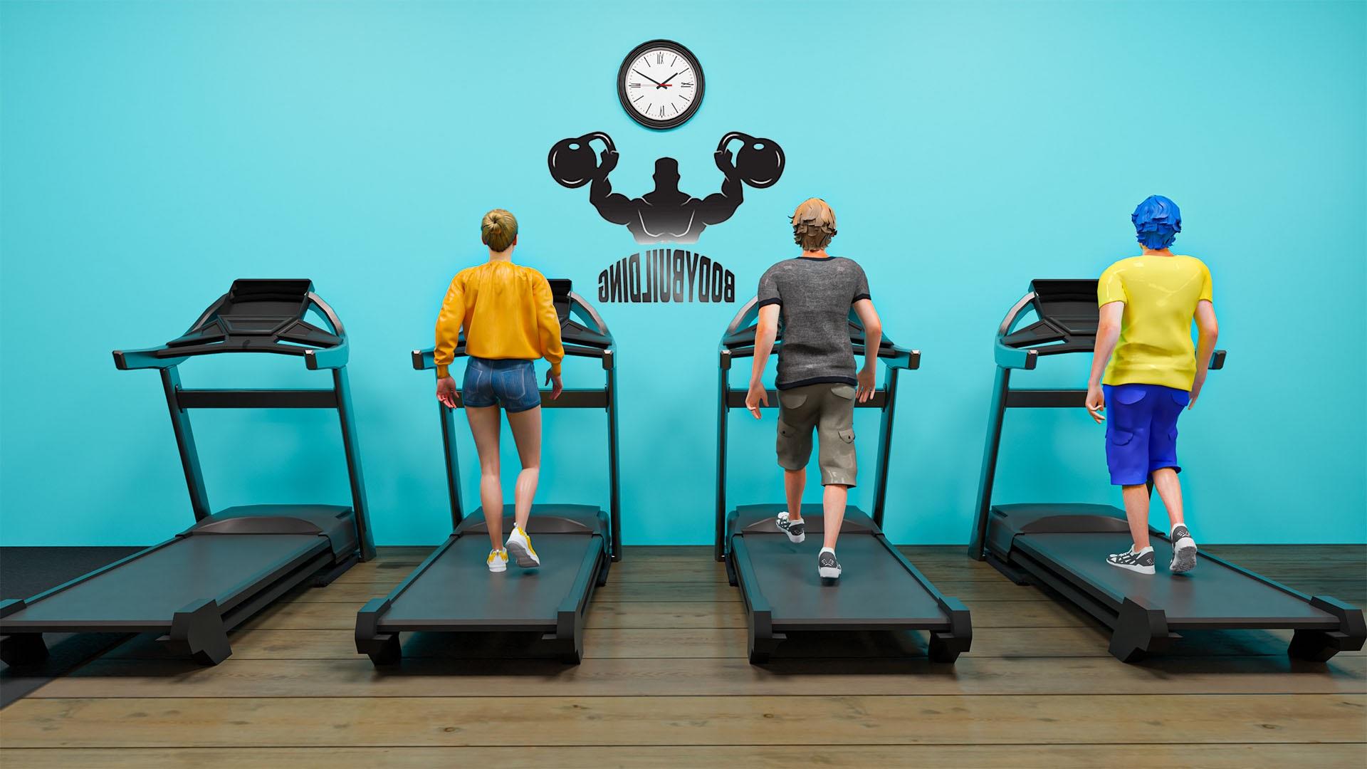 Xtreme Fitness Club Gym Sim 3D ゲームのスクリーンショット