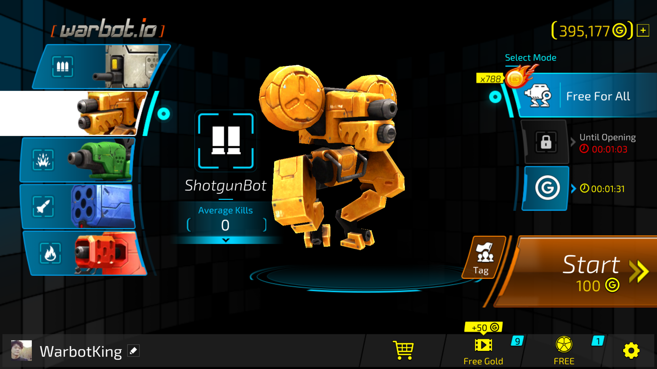 warbot.io Game Screenshot