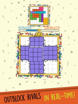 Outblocked Blast Blocks Puzzle Game Screenshot