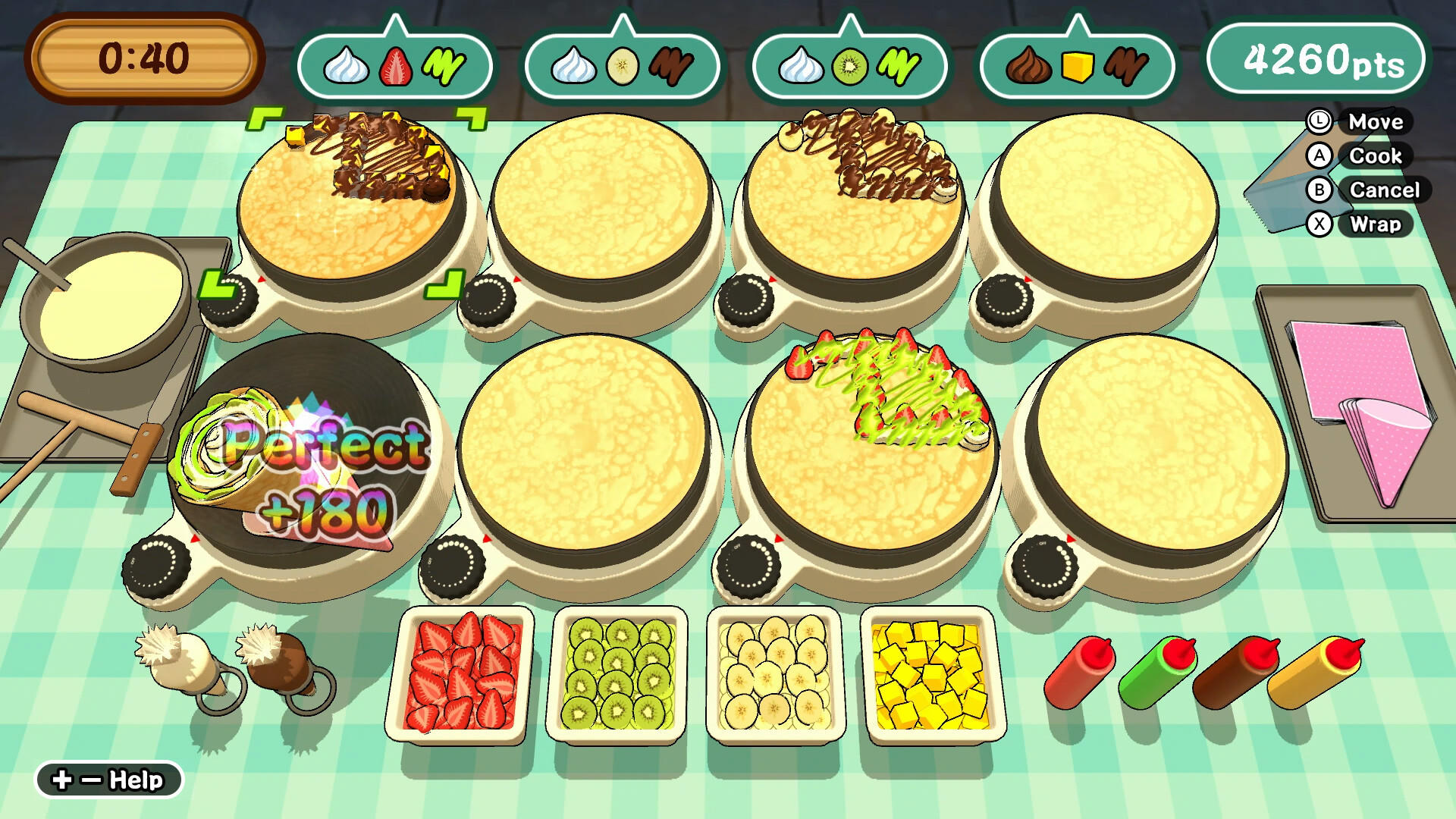 Make it! Crepe Game Screenshot