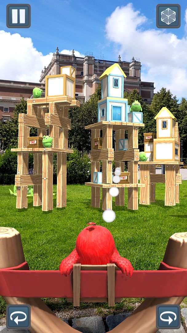 Angry Birds AR: Isle of Pigs screenshot game