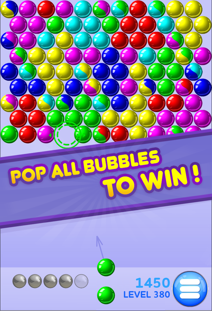 Bubble Shooter Arcade Game Screenshot