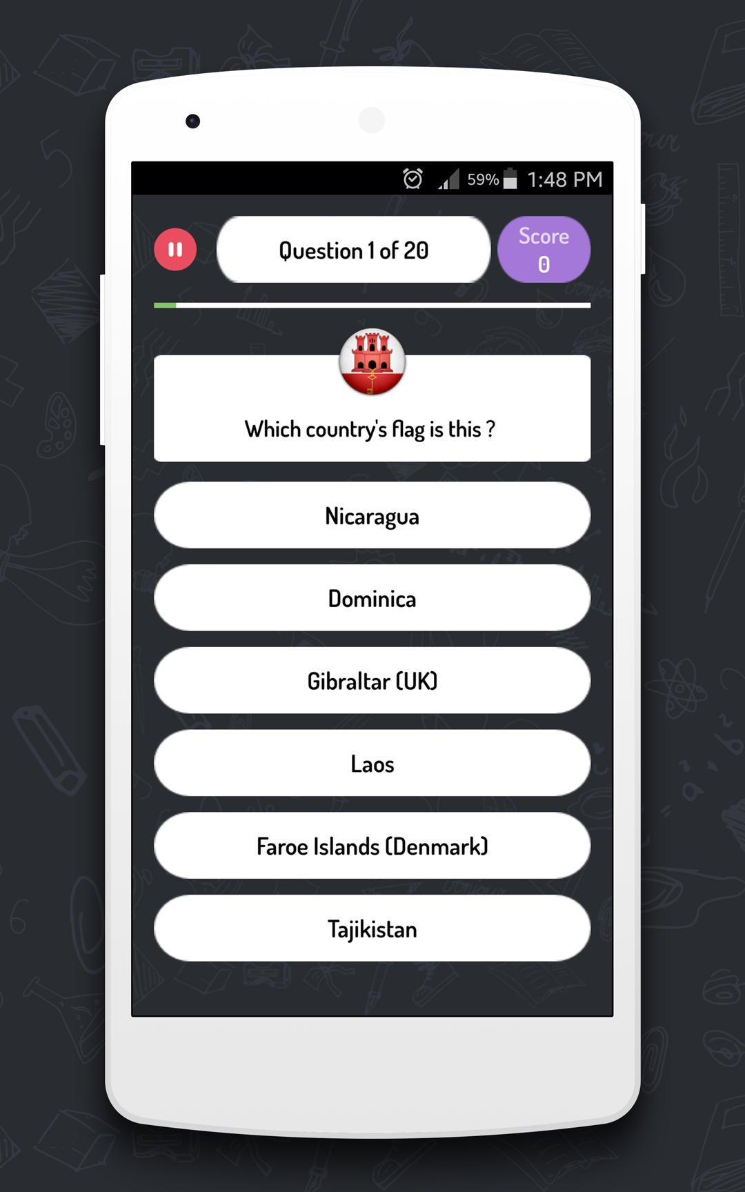 World Quiz screenshot game