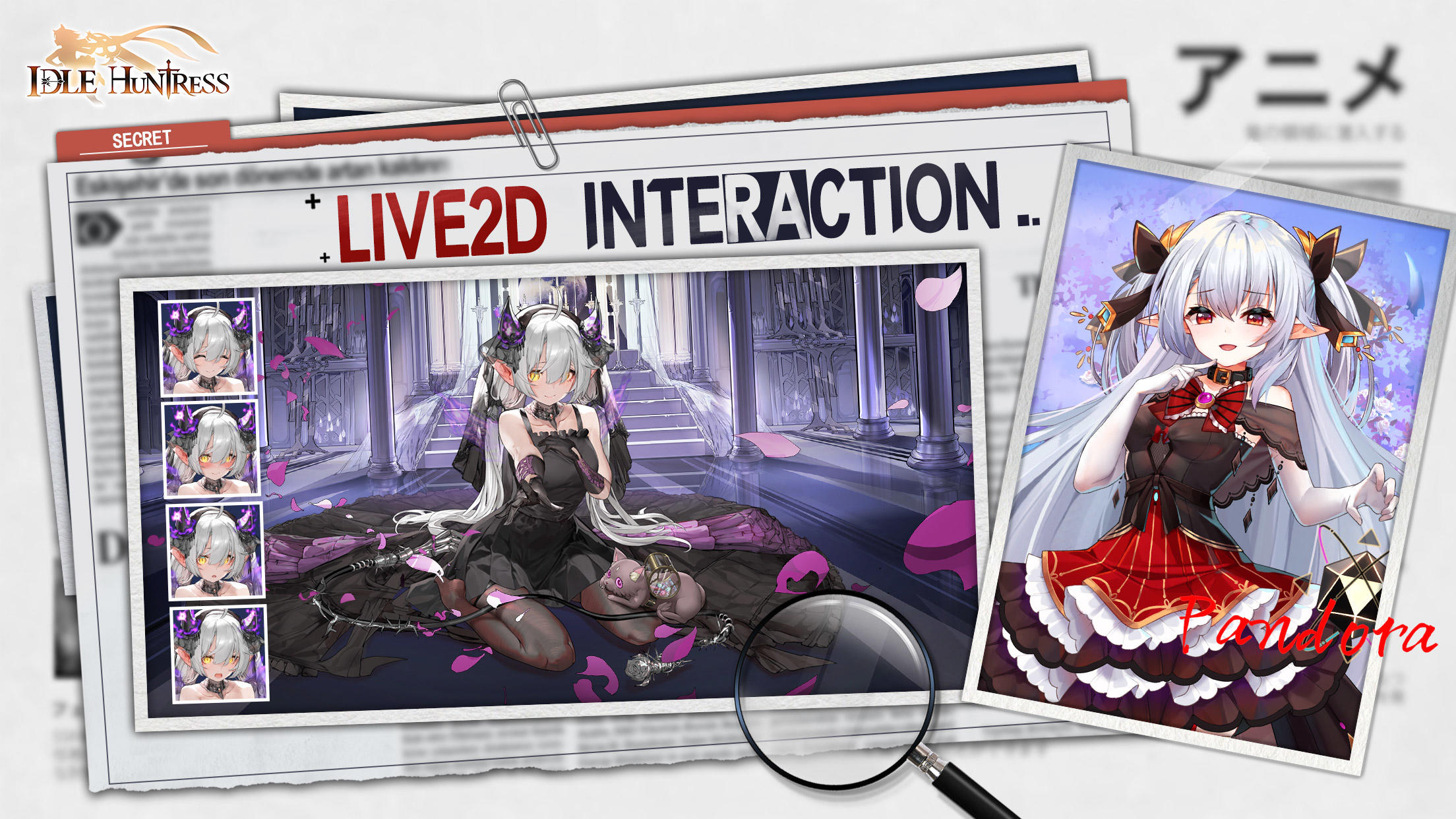 Idle Huntress: Girl's Land EU Game Screenshot