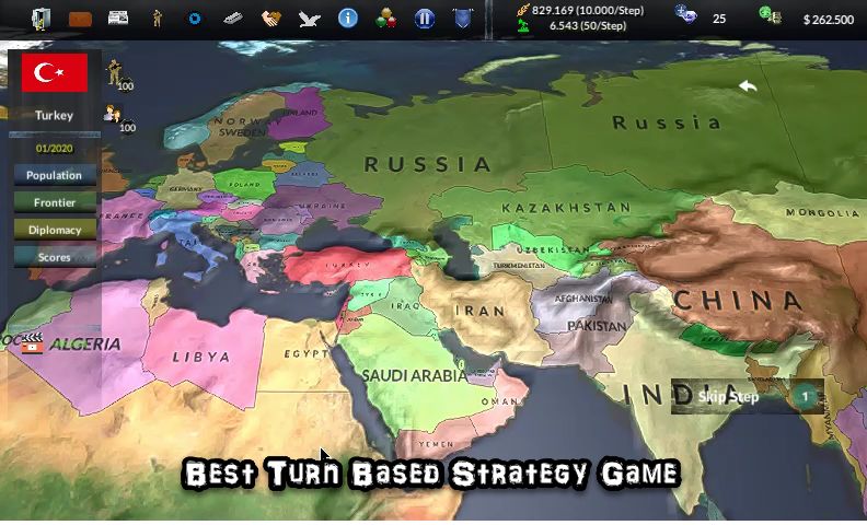 Screenshot of Time of Conquest: Turn Based Strategy