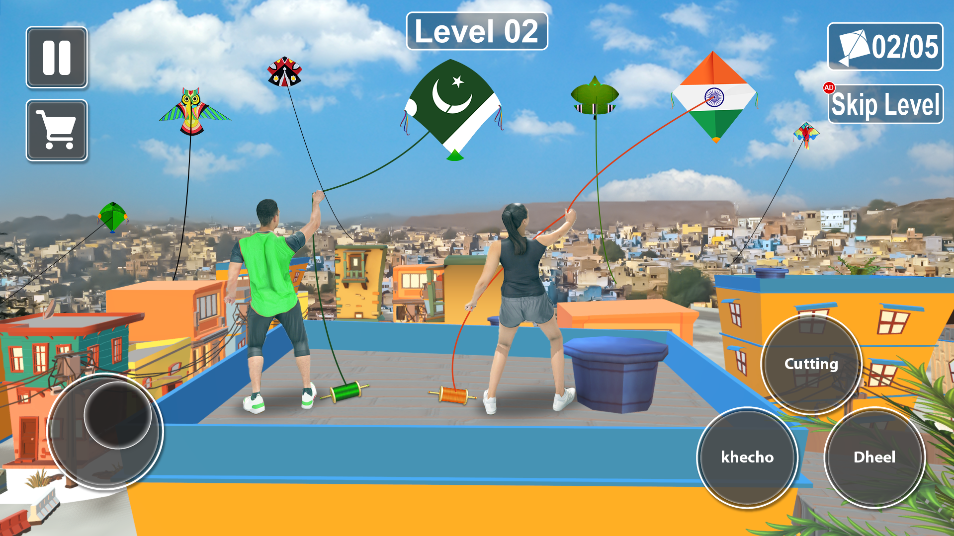 Screenshot of Kite Flying Basant Layang Game
