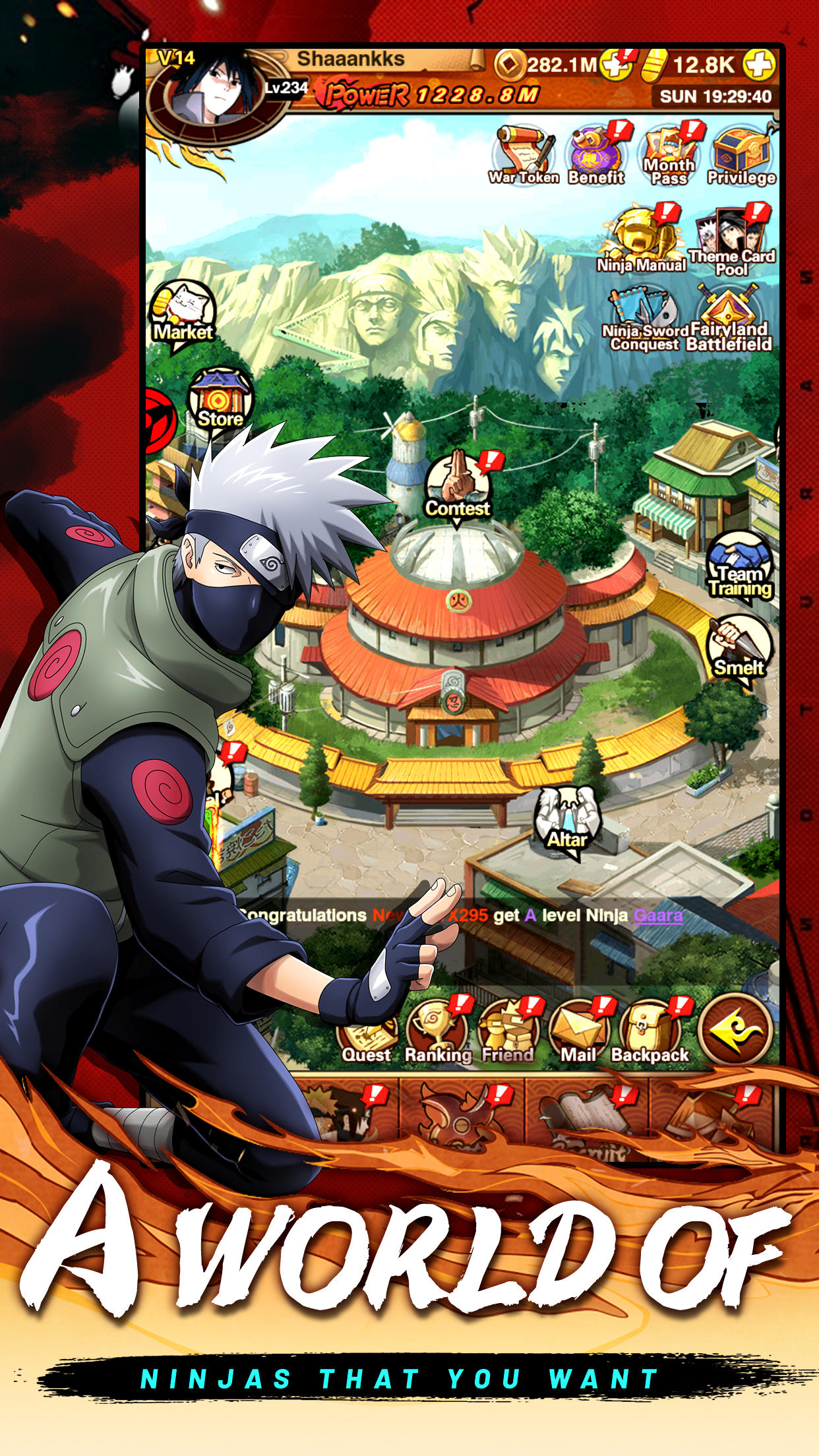 Ultimate Ninja Awakening Game Screenshot