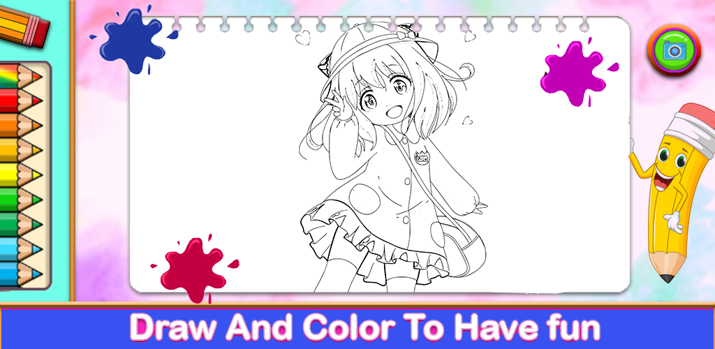 Spy x Family coloring book Game Screenshot