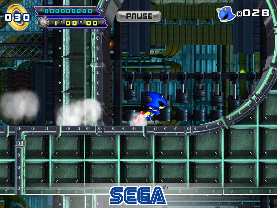 Sonic The Hedgehog 4 Ep. II ภาพหน้าจอเกม