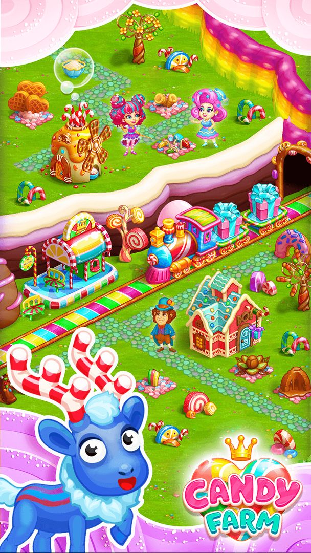 Screenshot of Candy Farm: Cake & cookie city