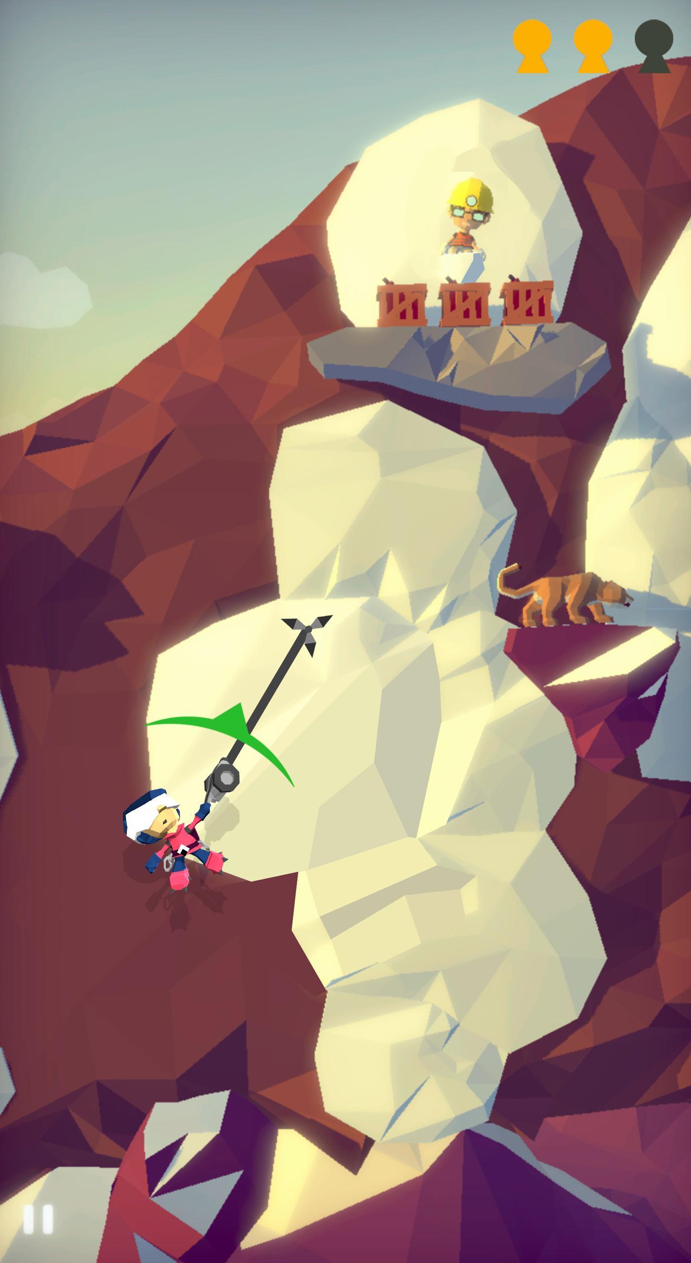 Hang Line: Mountain Climber ภาพหน้าจอเกม