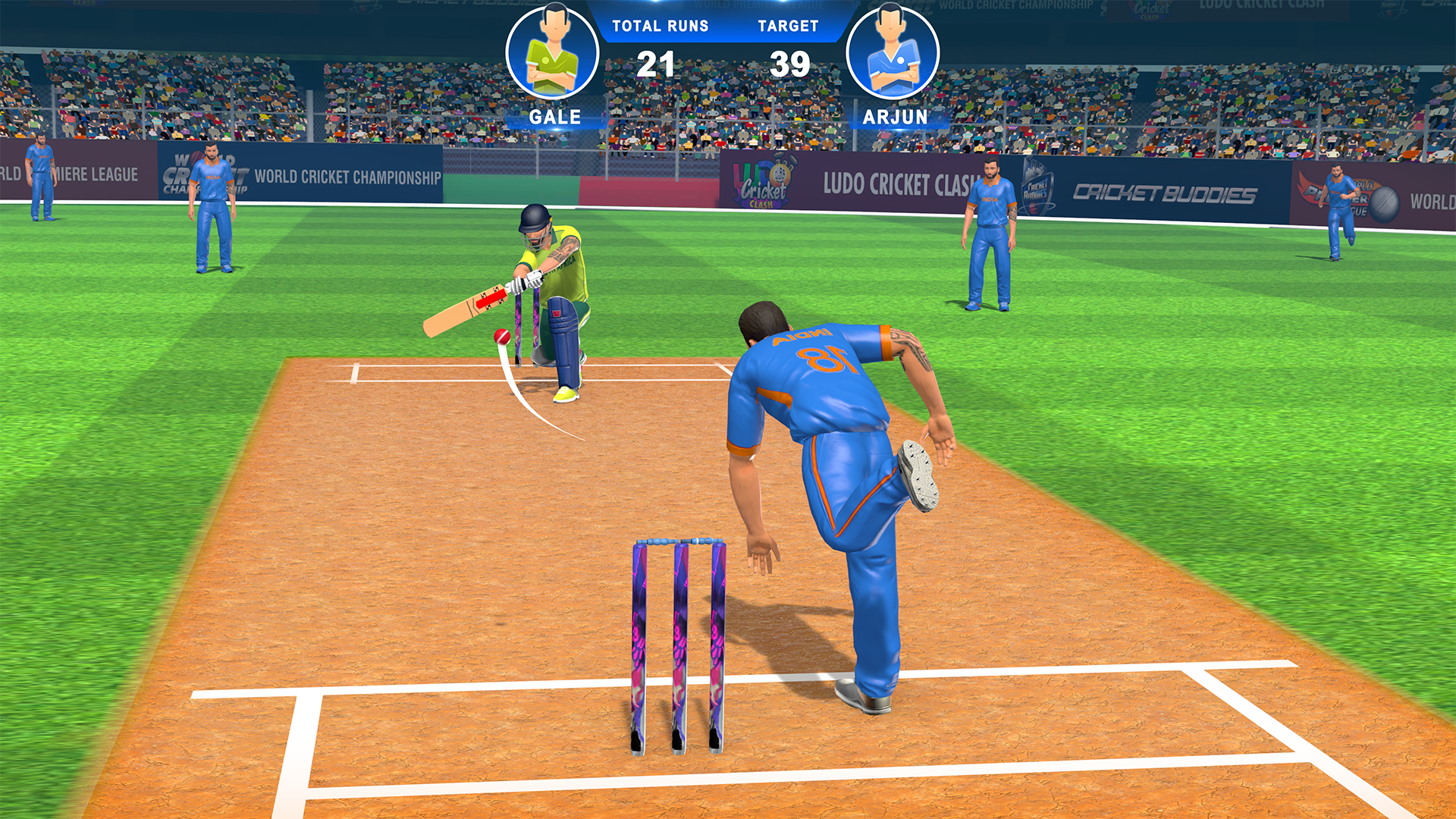 Screenshot of World Cricket Games 2023