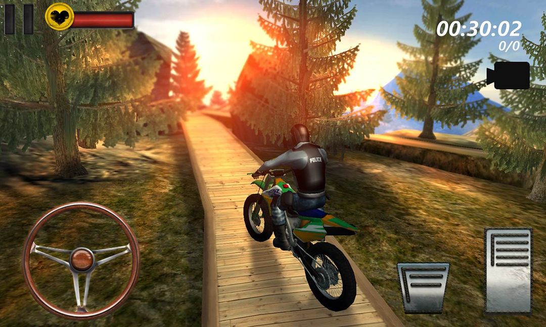 Screenshot of Motorcycle Hill Climb SIM 3D