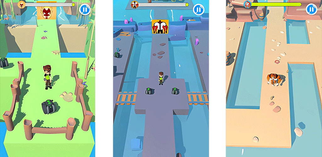 Ben Tennyson 10 omnitrex heros Game Screenshot
