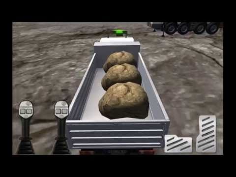 Screenshot of the video of Hill Climb Construction Crane