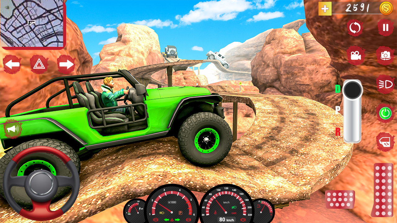 Mud Jeep Mud Driving Simulator Game Screenshot